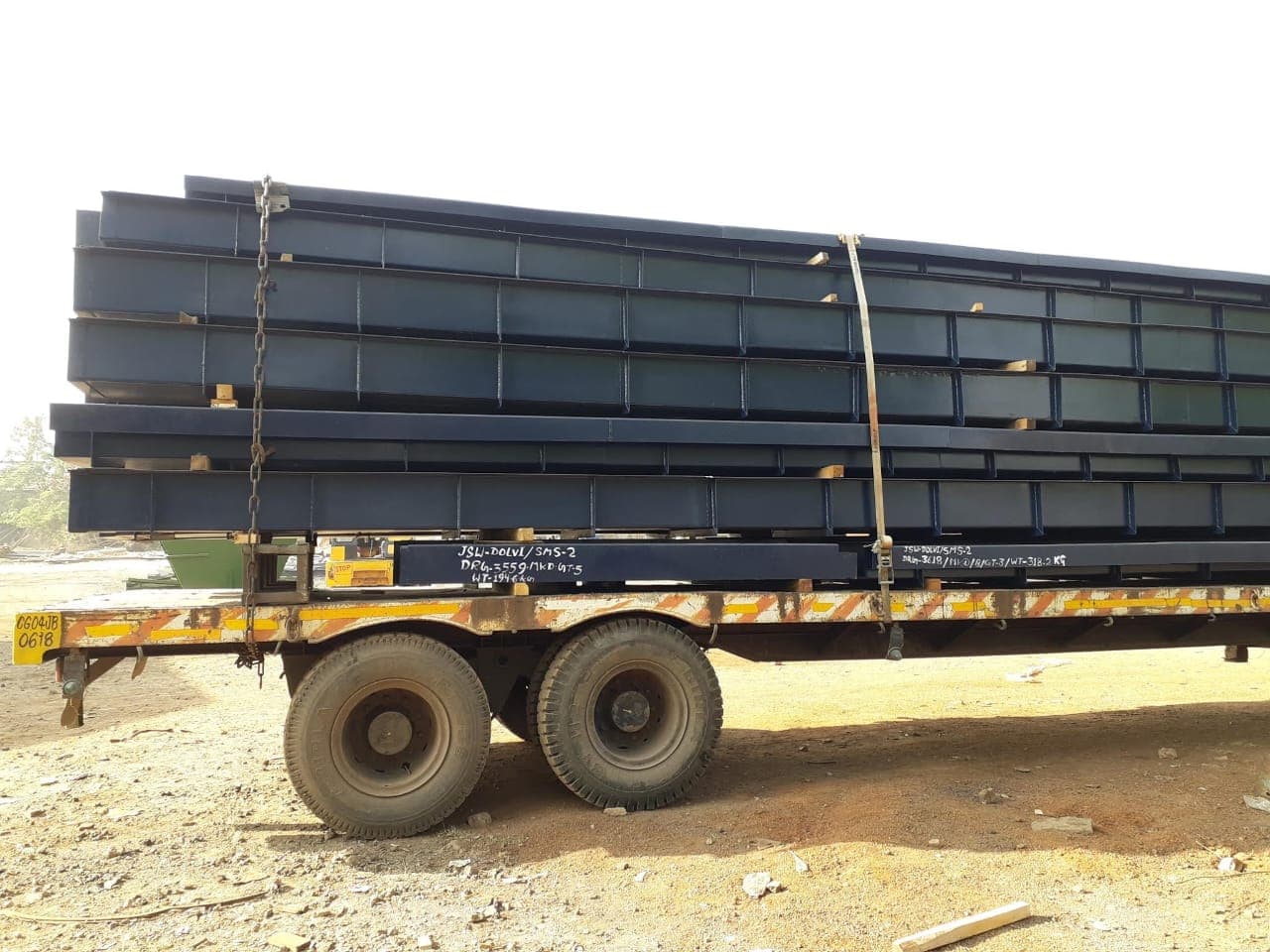 Project steel staging